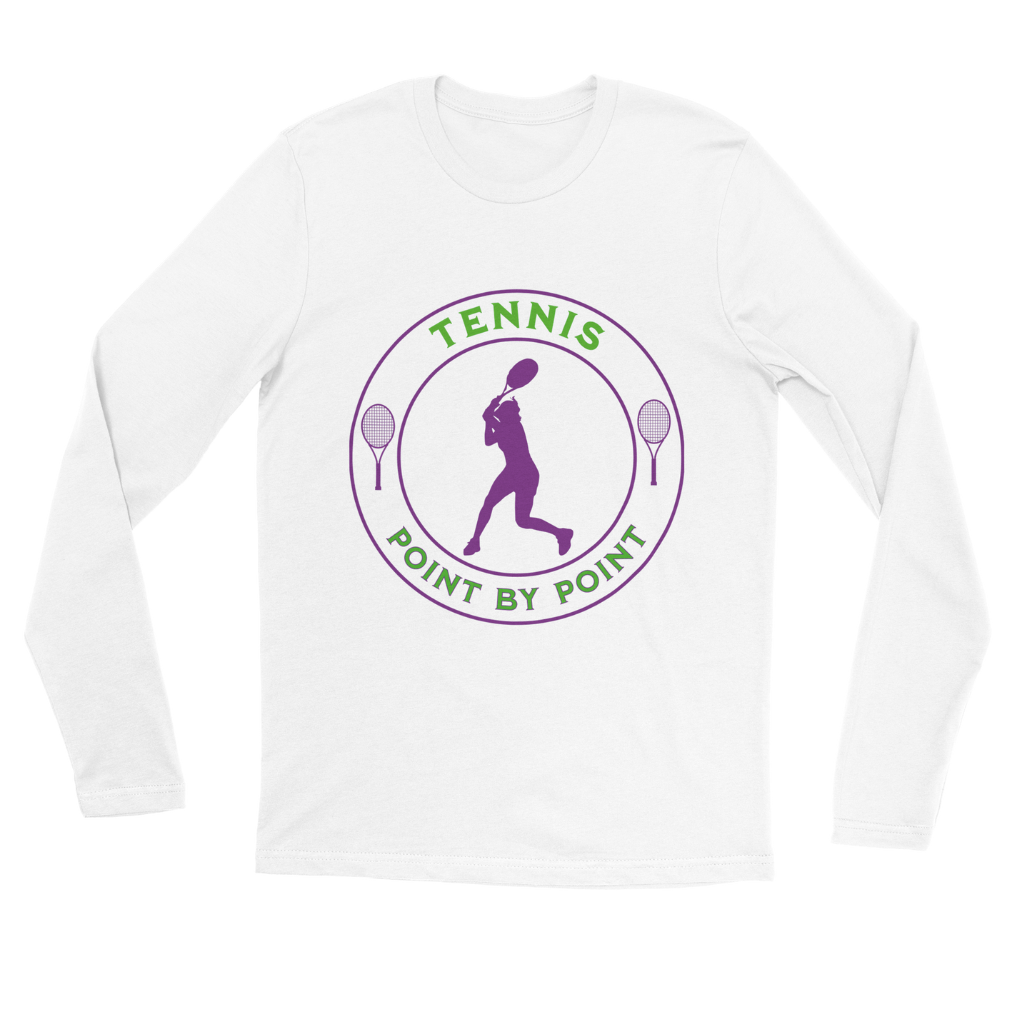 Premium Longsleeve T-shirt - Tennis Focus - Point by Point - Women