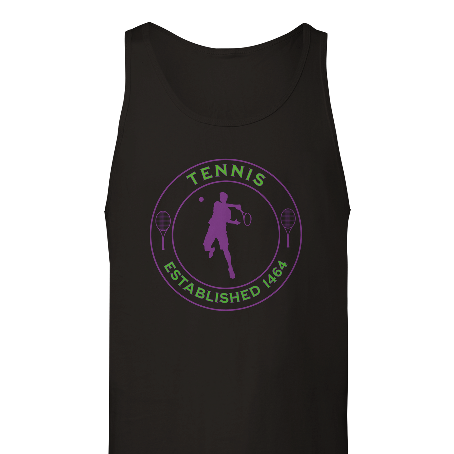 Premium Unisex Tank Top - Tennis focus - Established 1464 - Men