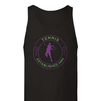 Premium Unisex Tank Top - Tennis focus - Established 1464 - Men