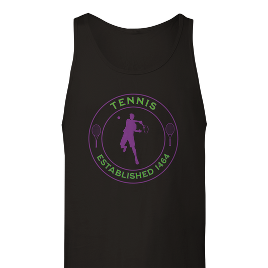 Premium Unisex Tank Top - Tennis focus - Established 1464 - Men