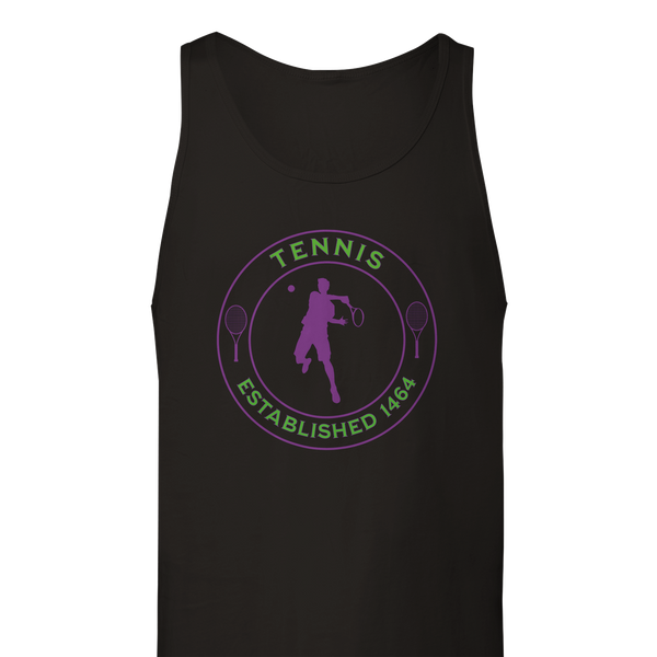 Premium Unisex Tank Top - Tennis focus - Established 1464 - Men