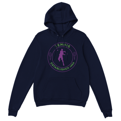 Premium Pullover Hoodie - Tennis Focus - Established 1464 - Men