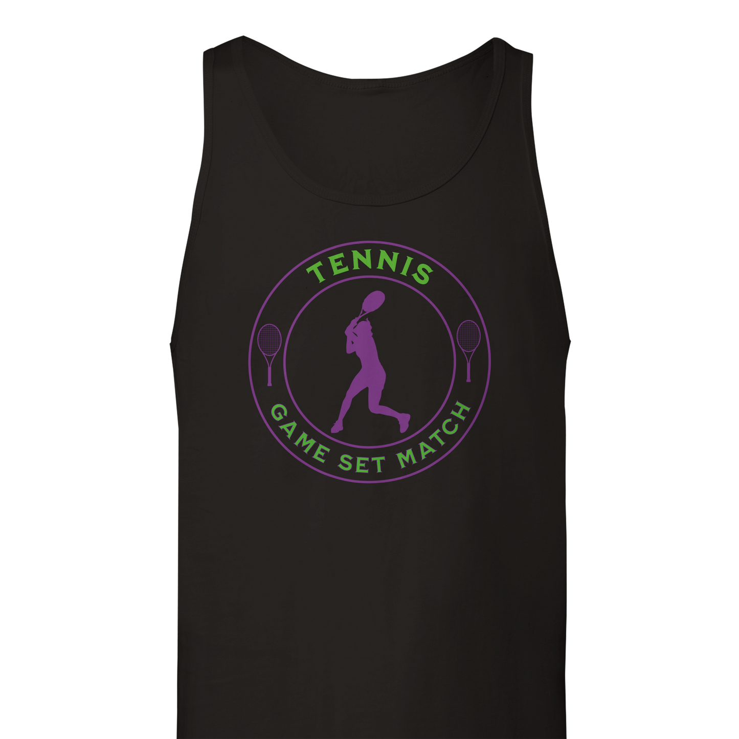 Premium Tank Top - Tennis focus - Game Set Match - Women