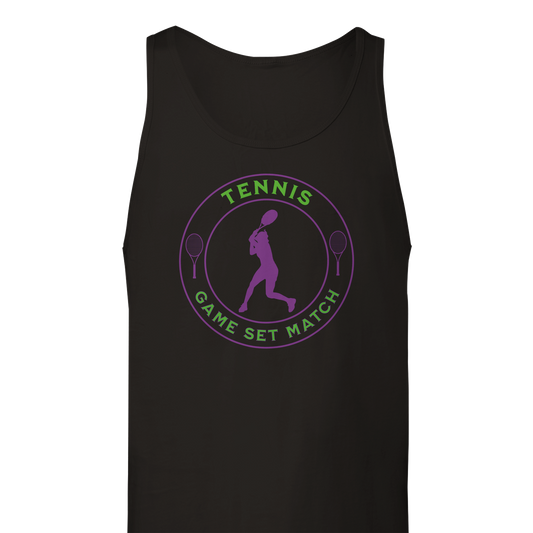 Premium Tank Top - Tennis focus - Game Set Match - Women