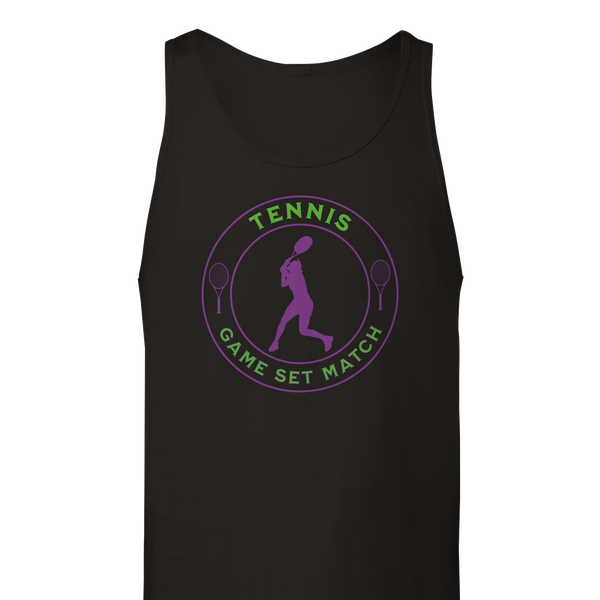 Premium Tank Top - Tennis focus - Game Set Match - Women