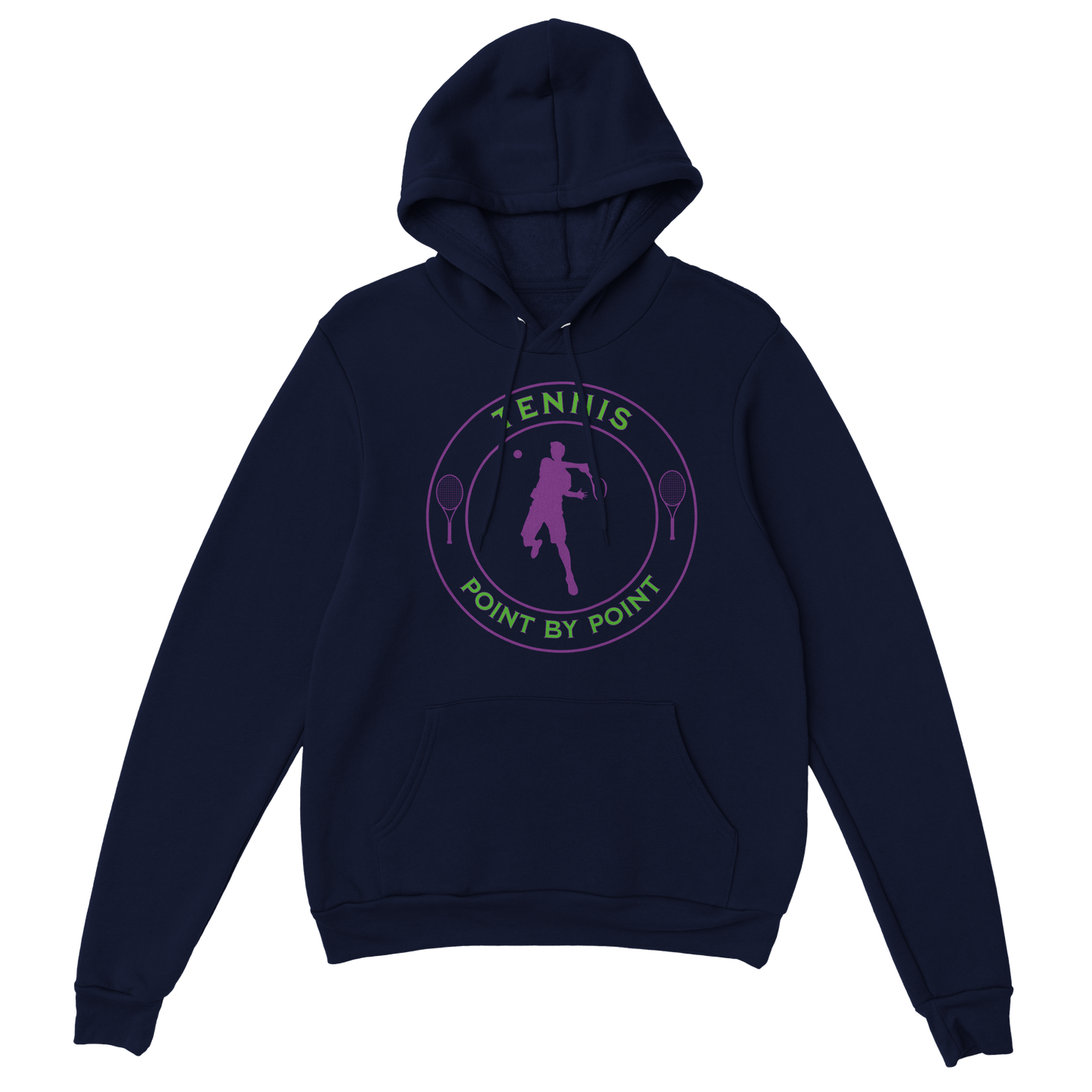 Premium Pullover Hoodie - Tennis Focus - Point by Point - Men