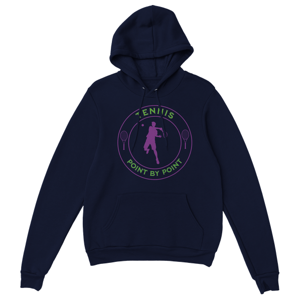 Premium Pullover Hoodie - Tennis Focus - Point by Point - Men