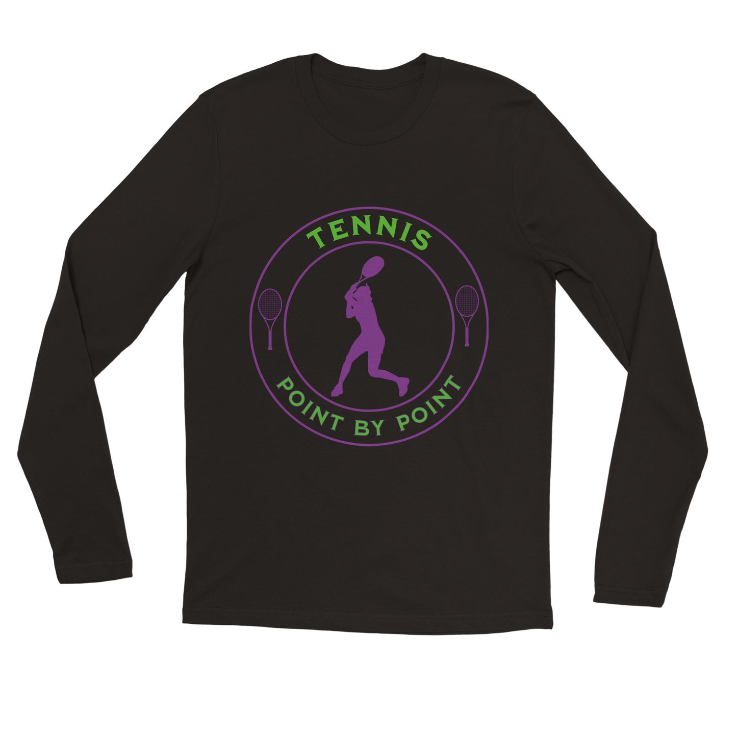 Premium Longsleeve T-shirt - Tennis Focus - Point by Point - Women