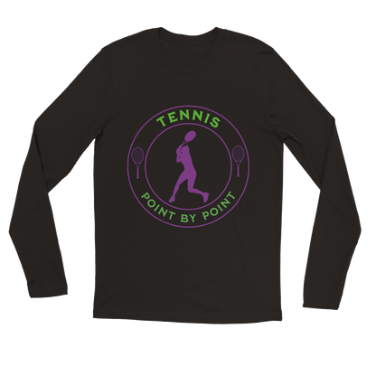 Premium Longsleeve T-shirt - Tennis Focus - Point by Point - Women