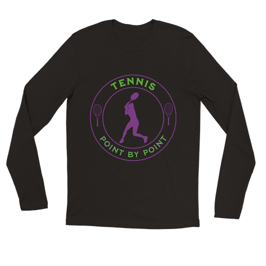 Premium Longsleeve T-shirt - Tennis Focus - Point by Point - Women