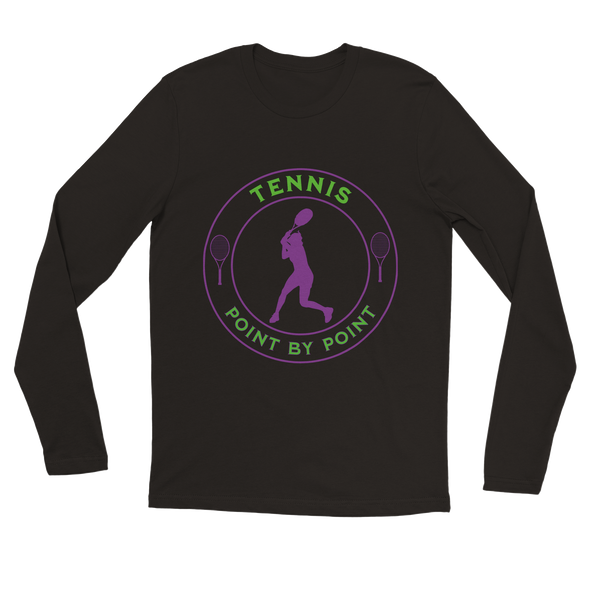 Premium Longsleeve T-shirt - Tennis Focus - Point by Point - Women