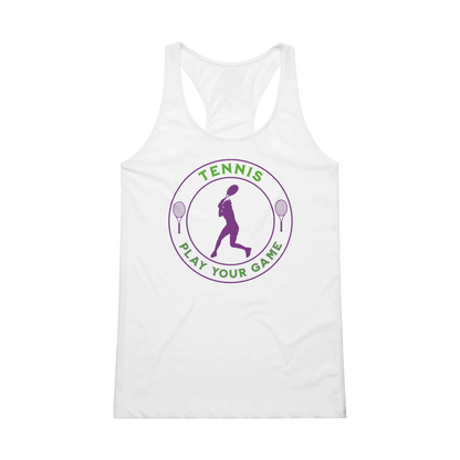 Performance Womens Tank Top - Tennis Focus - Play Your Game - Women