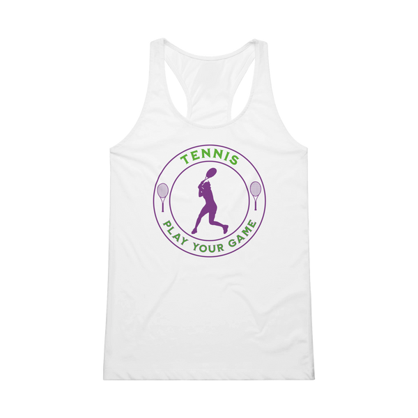 Performance Womens Tank Top - Tennis Focus - Play Your Game - Women