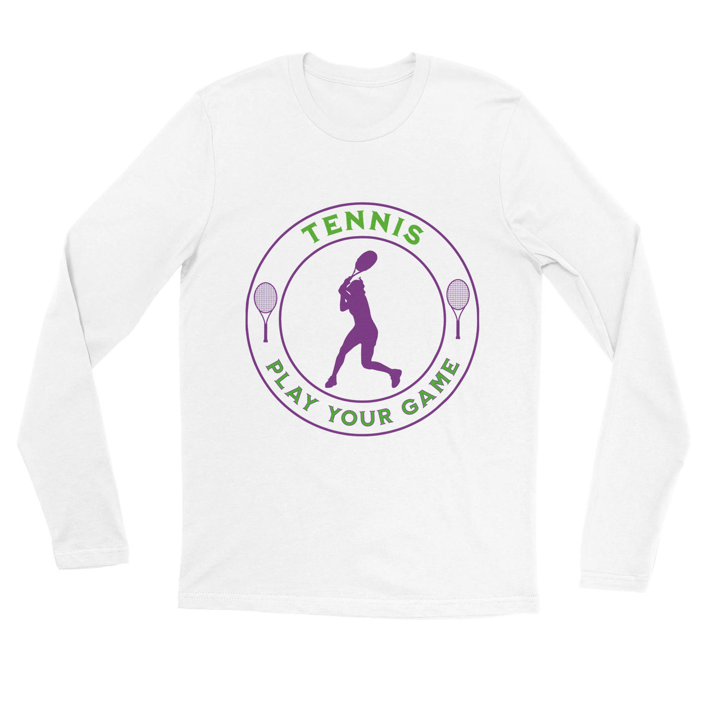 Premium Longsleeve T-shirt - Tennis Focus - Play Your Game - Women