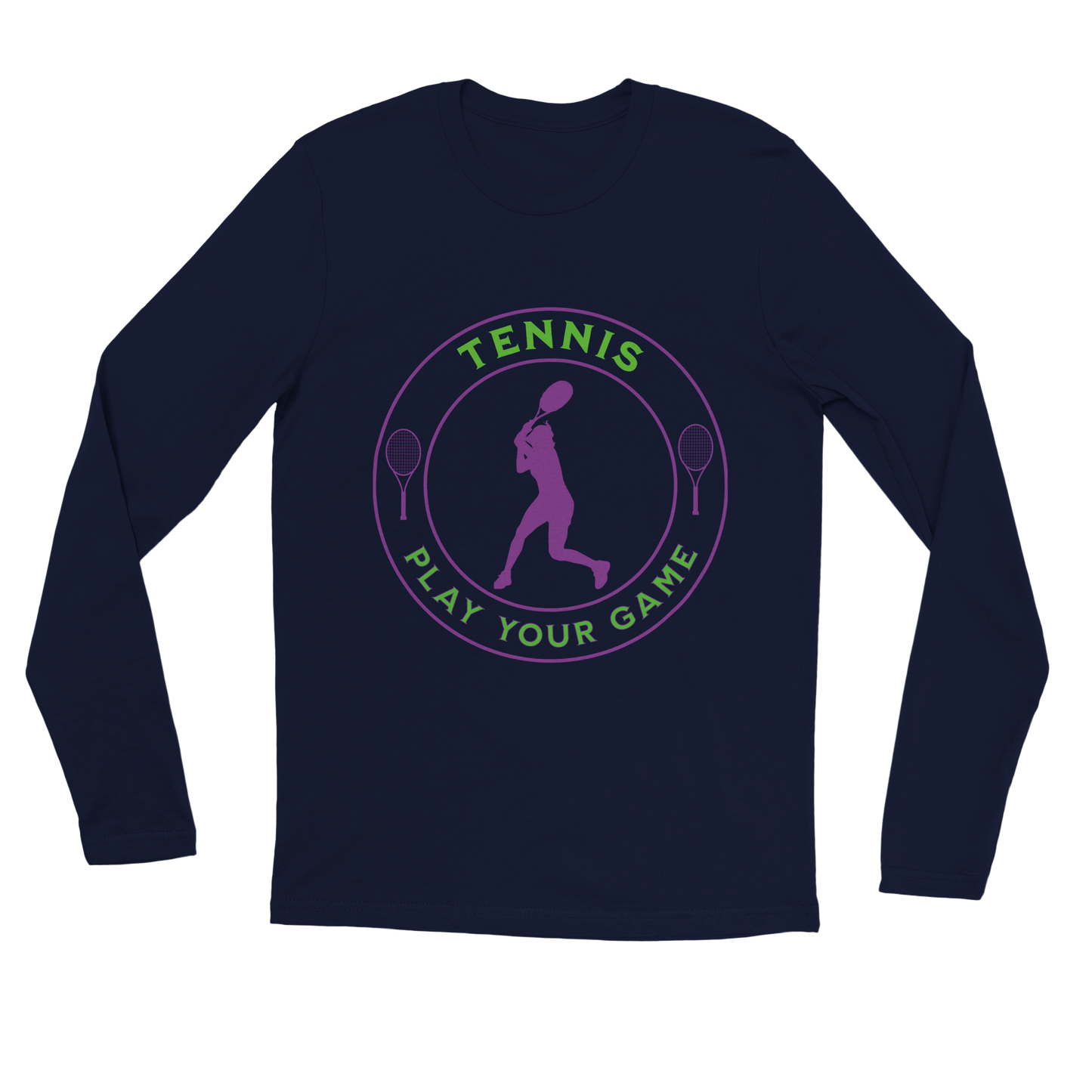 Premium Longsleeve T-shirt - Tennis Focus - Play Your Game - Women