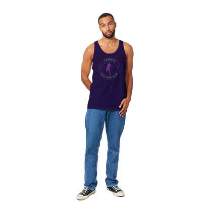 Premium Tank Top - Tennis focus - Play Your Game - Men