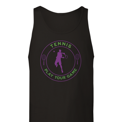 Premium Tank Top - Tennis focus - Play Your Game - Men