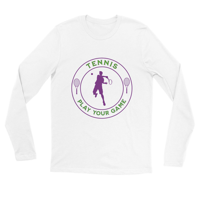 Premium Longsleeve T-shirt - Tennis Focus - Play Your Game - Men