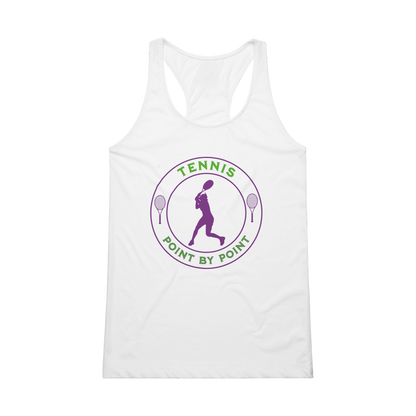 Performance Womens Tank Top - Tennis Focus - Point by Point - Womens