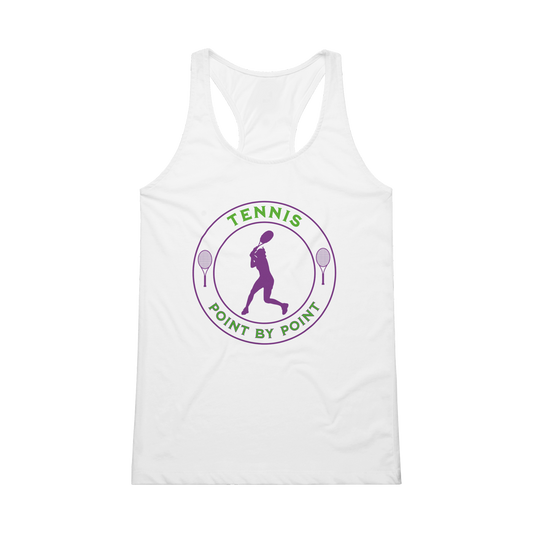 Performance Womens Tank Top - Tennis Focus - Point by Point - Womens