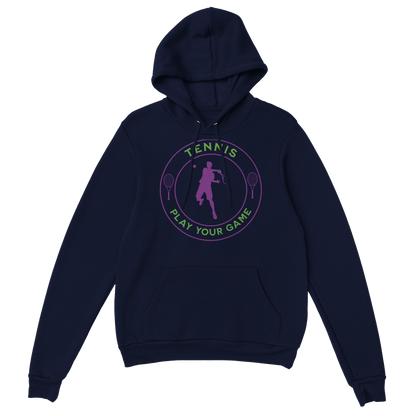 Premium Pullover Hoodie - Tennis Focus - Play Your Game - Men