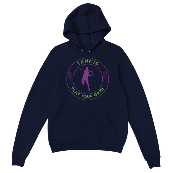 Premium Pullover Hoodie - Tennis Focus - Play Your Game - Men