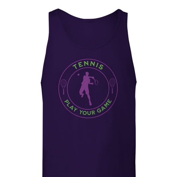 Premium Tank Top - Tennis focus - Play Your Game - Men