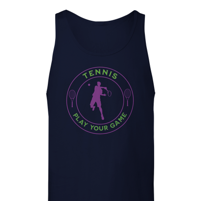 Premium Tank Top - Tennis focus - Play Your Game - Men