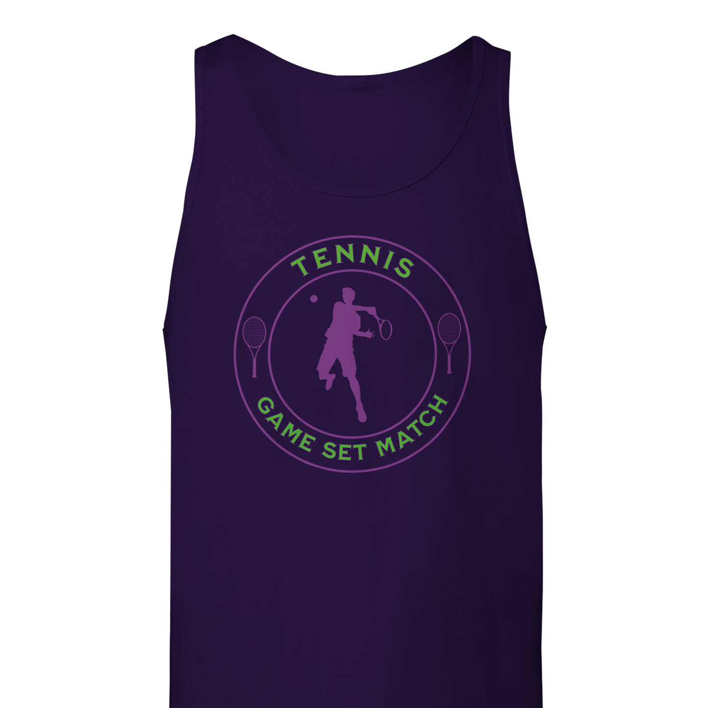 Premium Tank Top - Tennis focus - Game Set Match - Men