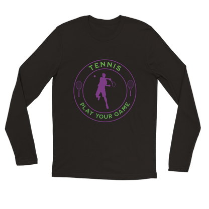 Premium Longsleeve T-shirt - Tennis Focus - Play Your Game - Men