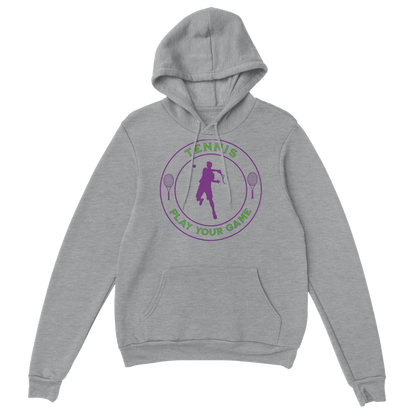 Premium Pullover Hoodie - Tennis Focus - Play Your Game - Men