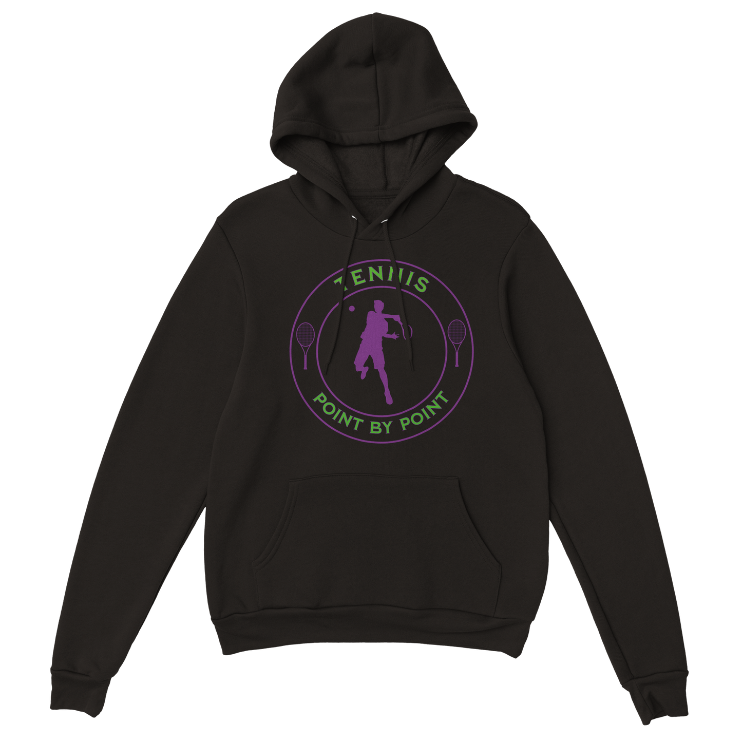 Premium Pullover Hoodie - Tennis Focus - Point by Point - Men