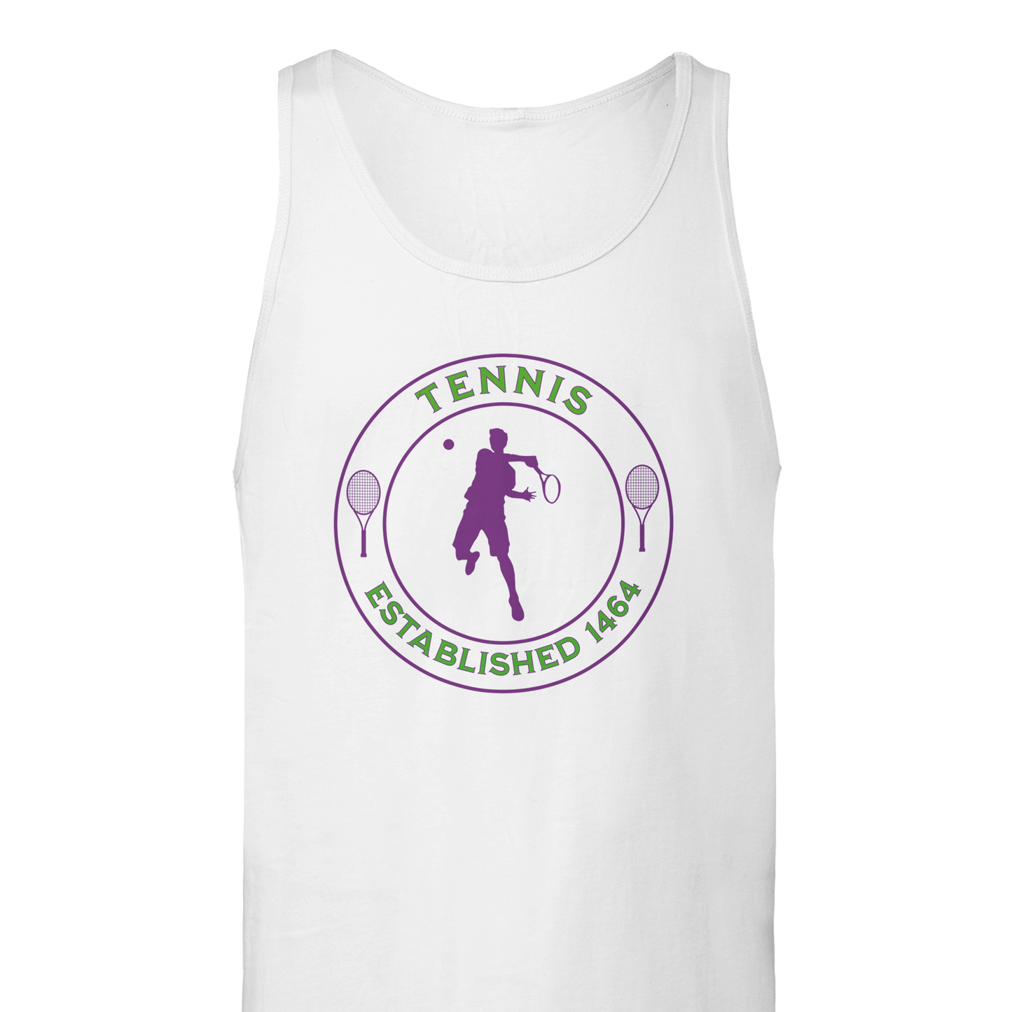 Premium Unisex Tank Top - Tennis focus - Established 1464 - Men