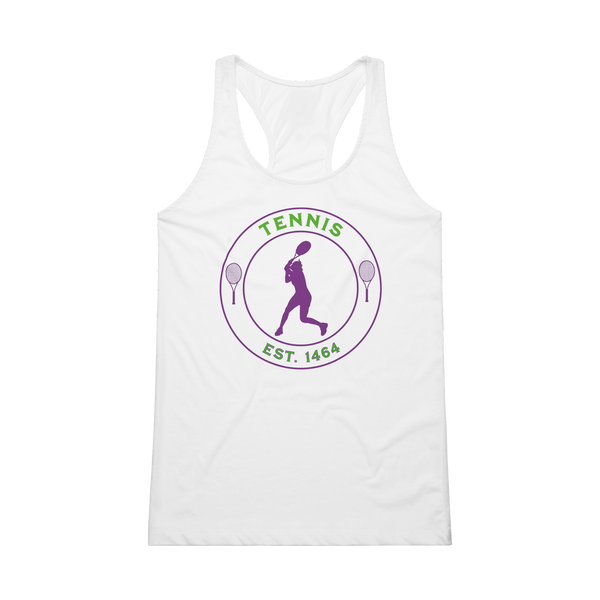 Performance Womens Tank Top - Tennis Focus - Est. 1464 - Women