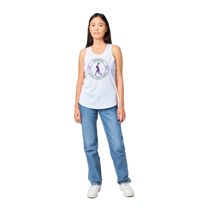 Performance Womens Tank Top - Tennis Focus - Play Your Game - Women