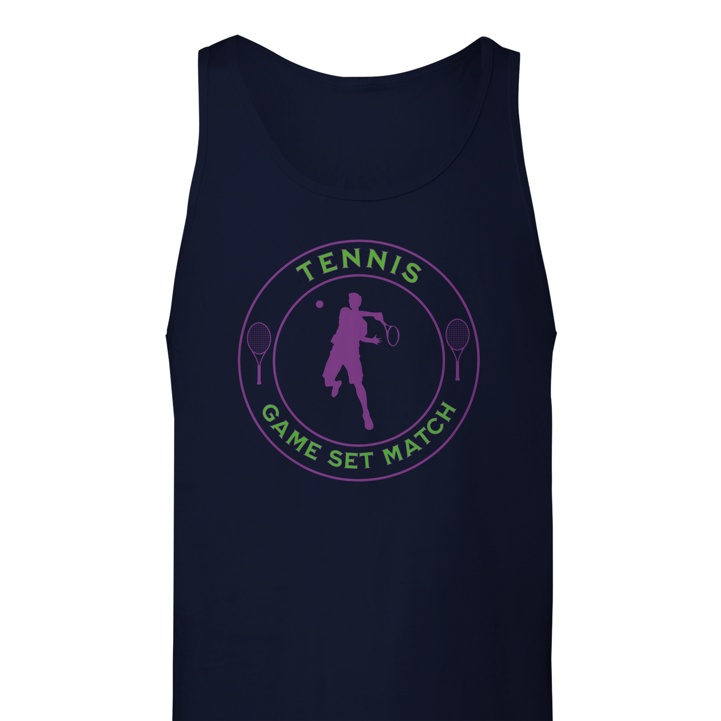 Premium Tank Top - Tennis focus - Game Set Match - Men