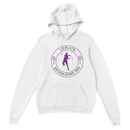 Premium Pullover Hoodie - Tennis Focus - Established 1464 - Men