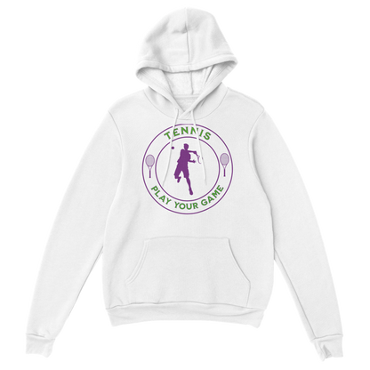 Premium Pullover Hoodie - Tennis Focus - Play Your Game - Men