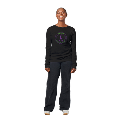 Premium Longsleeve T-shirt - Tennis Focus - Point by Point - Women