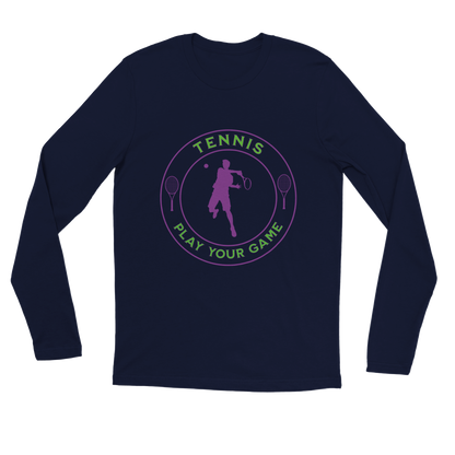 Premium Longsleeve T-shirt - Tennis Focus - Play Your Game - Men