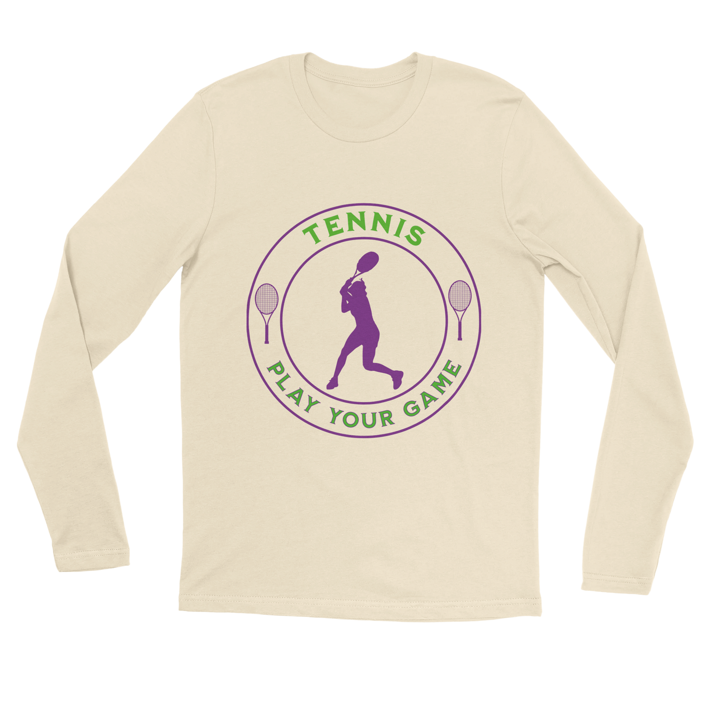 Premium Longsleeve T-shirt - Tennis Focus - Play Your Game - Women