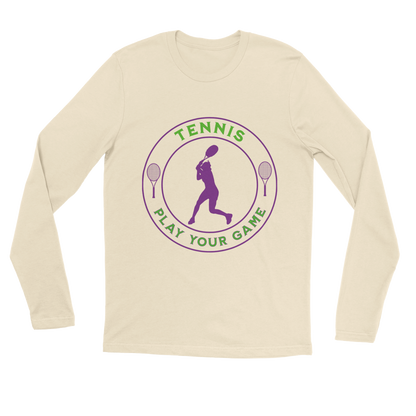 Premium Longsleeve T-shirt - Tennis Focus - Play Your Game - Women