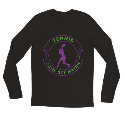 Premium Longsleeve T-shirt - Tennis Focus - Game Set Match - Women