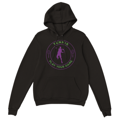 Premium Pullover Hoodie - Tennis Focus - Play Your Game - Men