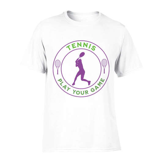 Performance Crewneck T-shirt -Tennis Focus - Play Your Game - Women