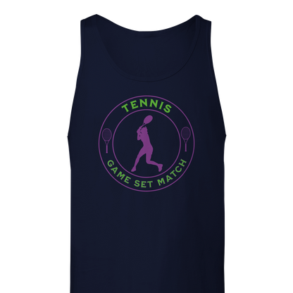 Premium Tank Top - Tennis focus - Game Set Match - Women