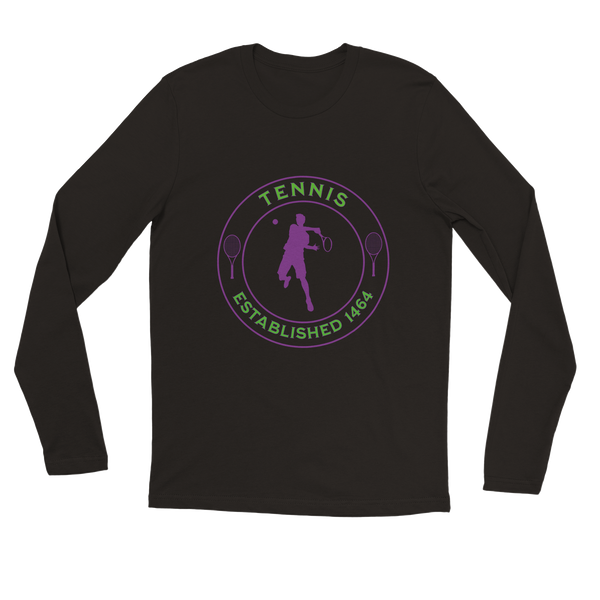 Premium Longsleeve T-shirt - Tennis Focus - Established 1464 - Men