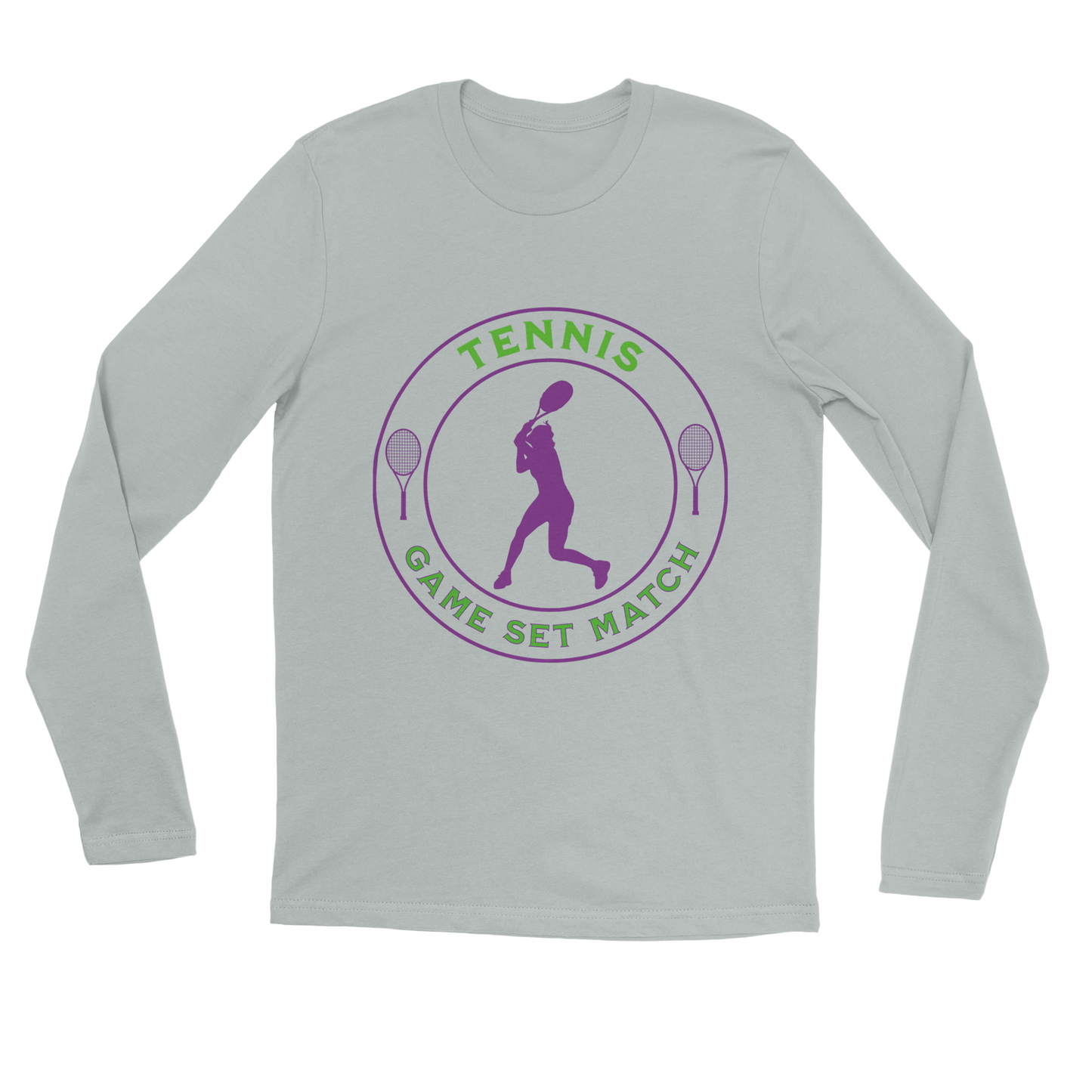 Premium Longsleeve T-shirt - Tennis Focus - Game Set Match - Women