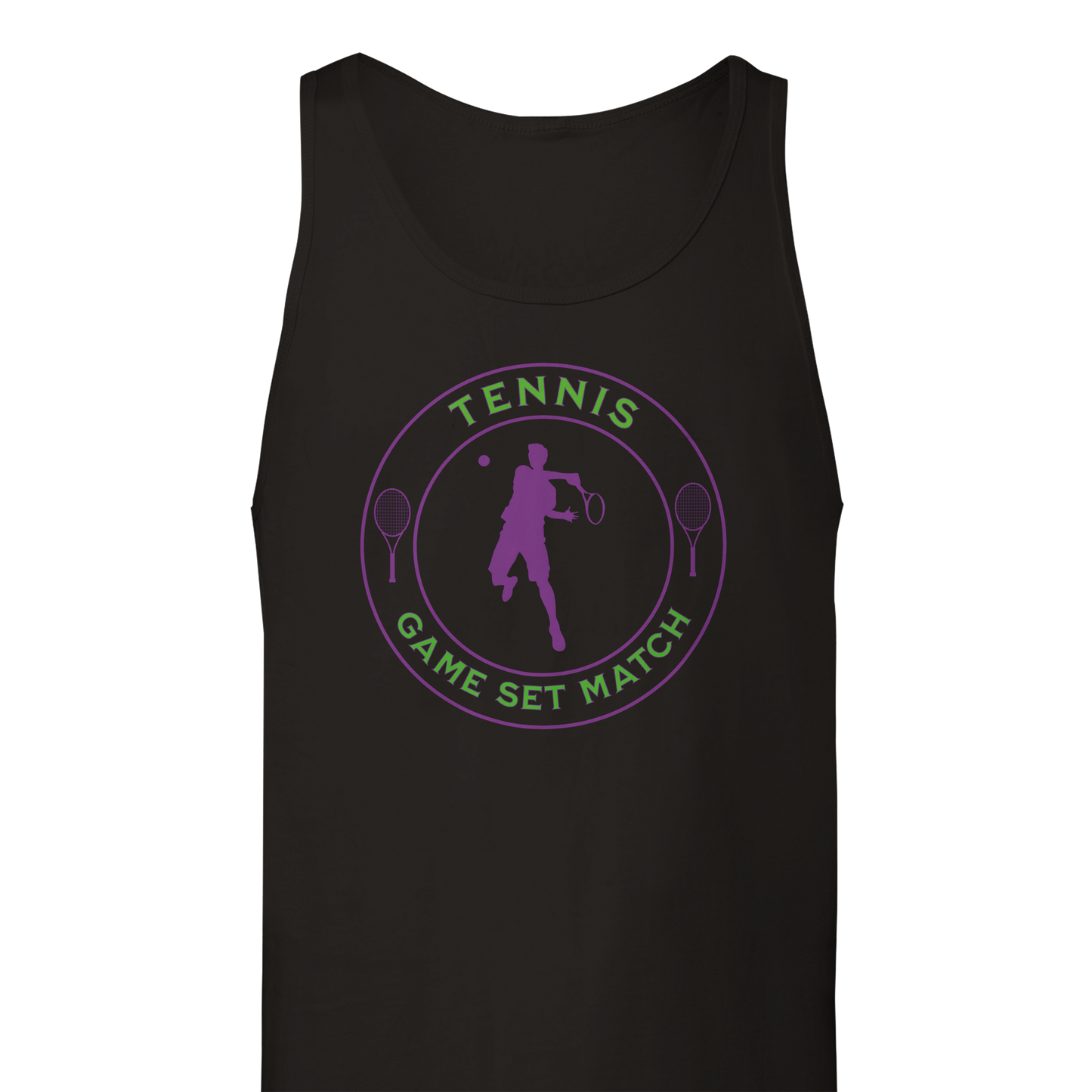 Premium Tank Top - Tennis focus - Game Set Match - Men