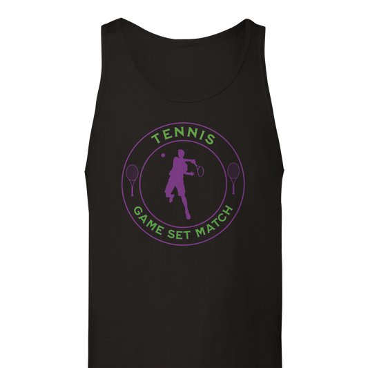 Premium Tank Top - Tennis focus - Game Set Match - Men